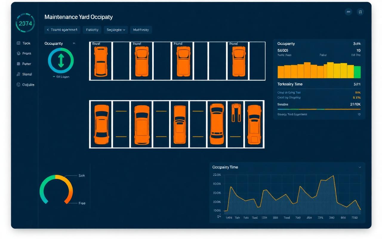 Maintenance Yard Occupancy Analysis illustration